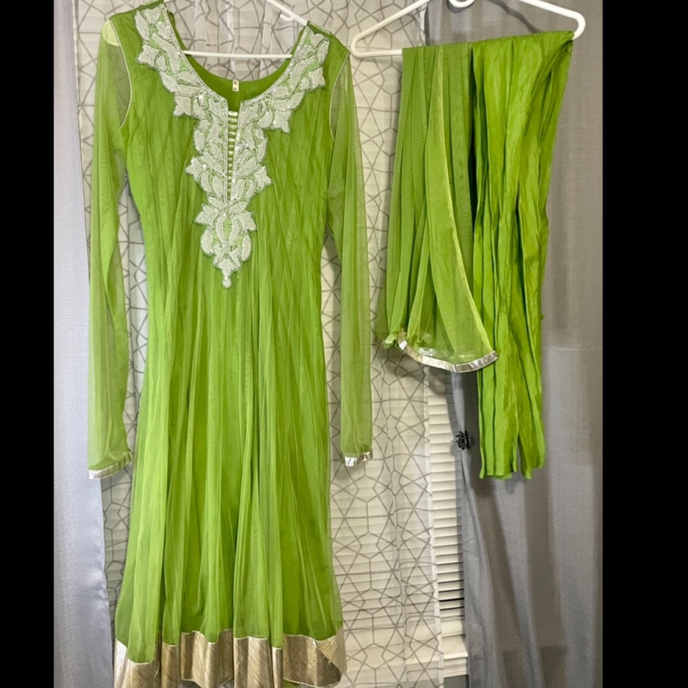 Light Green Indian Gown/Anarkali